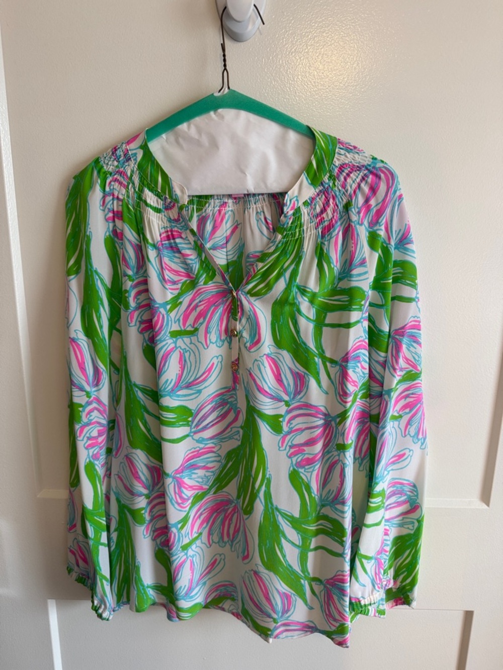 Lilly Pulitzer Silk Elsa Top
